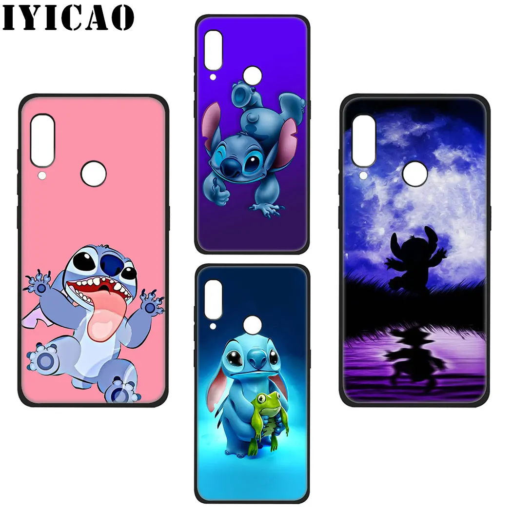 Cute Cartoon Stich Soft Silicone Case for Huawei Mate 30 Pro Lite Y9 Prime P9 P8 Cover |