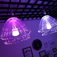 led luminous jellyfish lamp optical fiber colorful changing lamp outdoor waterproof decorative landscape holiday night light