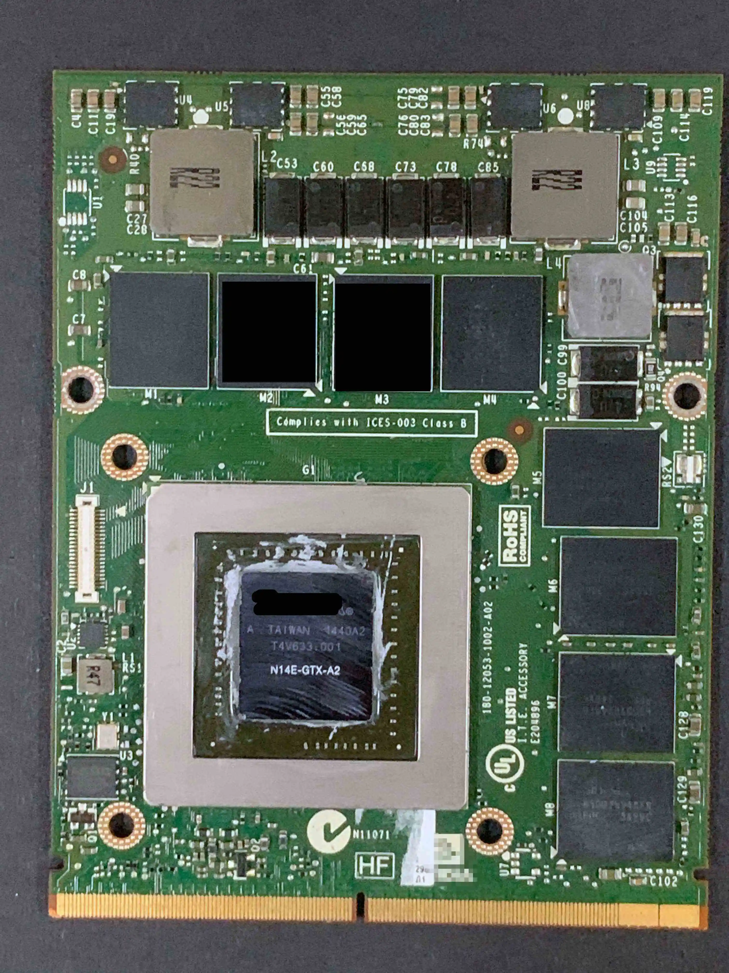 Графическая видеокарта VGA GTX 880M 780M 770M GDDR5 N15E-GX-A2 Для IMAC 870 A1312 DELL Alienware m17X R4 R5 M18X R2 |