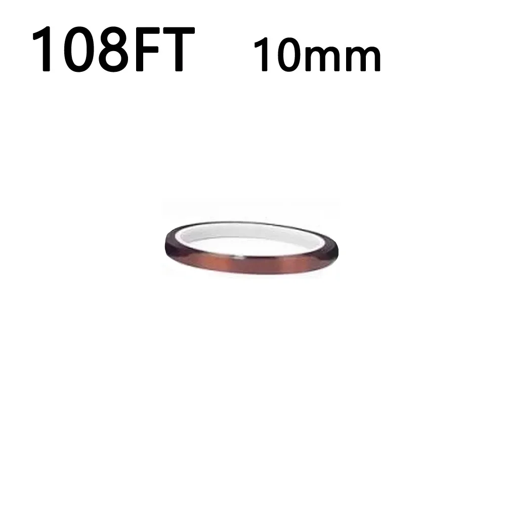 

Fast Send Professional 108ft Heat Resistant High Temperature High Insulation Electronics Industry Welding Polyimide Ka-pton Tape