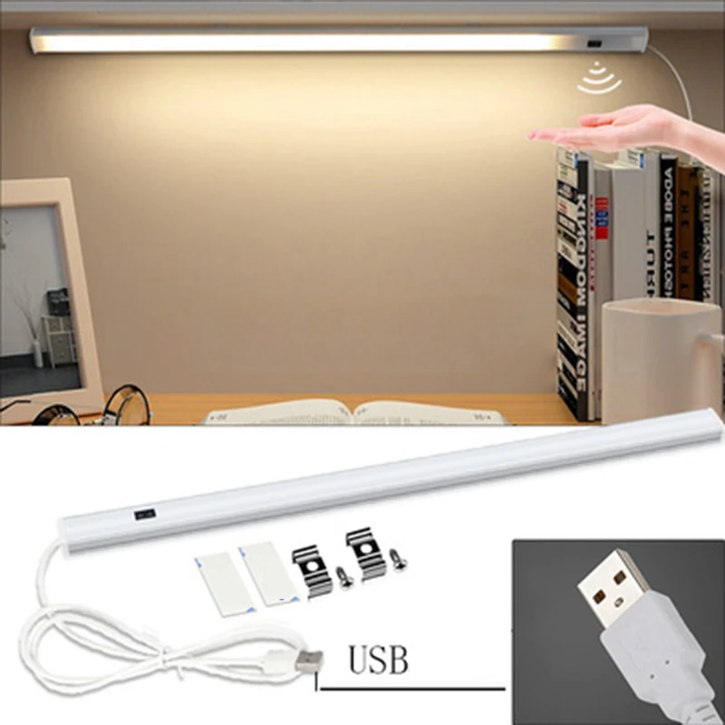 

5V USB Power Supply LED Cabinet Kitchen Light Hand Scan Sensor Light High Brightness Smart Sensor Cabinet LED Kitchen Light