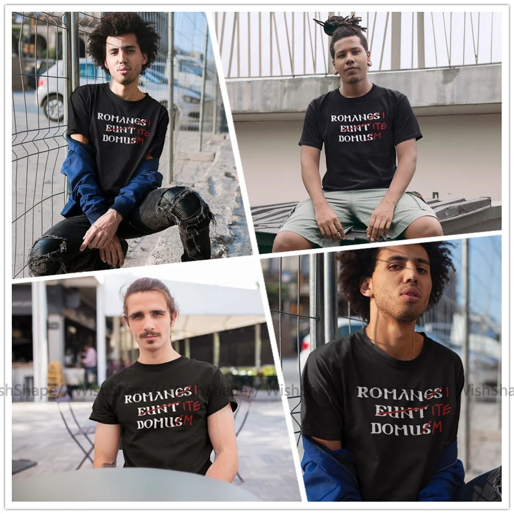 Monty Python футболки с буквенным принтом футболка надписью Romani Ite Domum 2018 Мужская