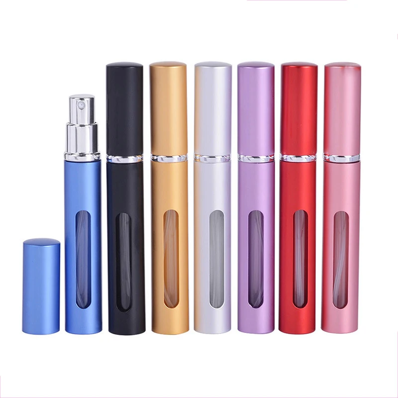 

Portable 5ml Mini Refillable Perfume Bottle Travel Parfum Atomizer Spray Scent Pump Tool or 5pcs Perfume Diffuser Funnels