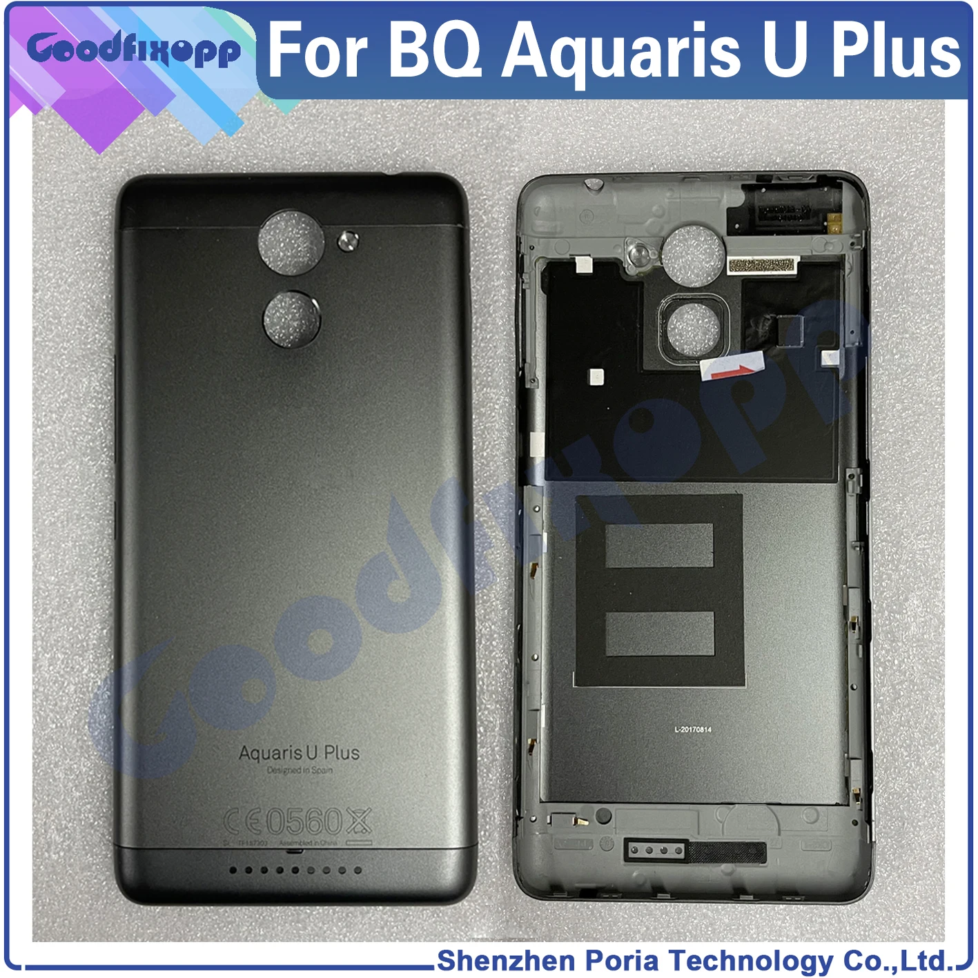

For BQ Aquaris U Plus Of The Battery Cover Rear Cover Back Cover Rear Cover