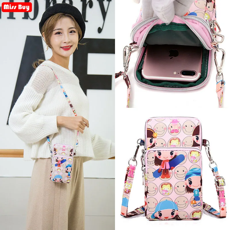 Многофункциональная мультяшная универсальная сумка для телефона