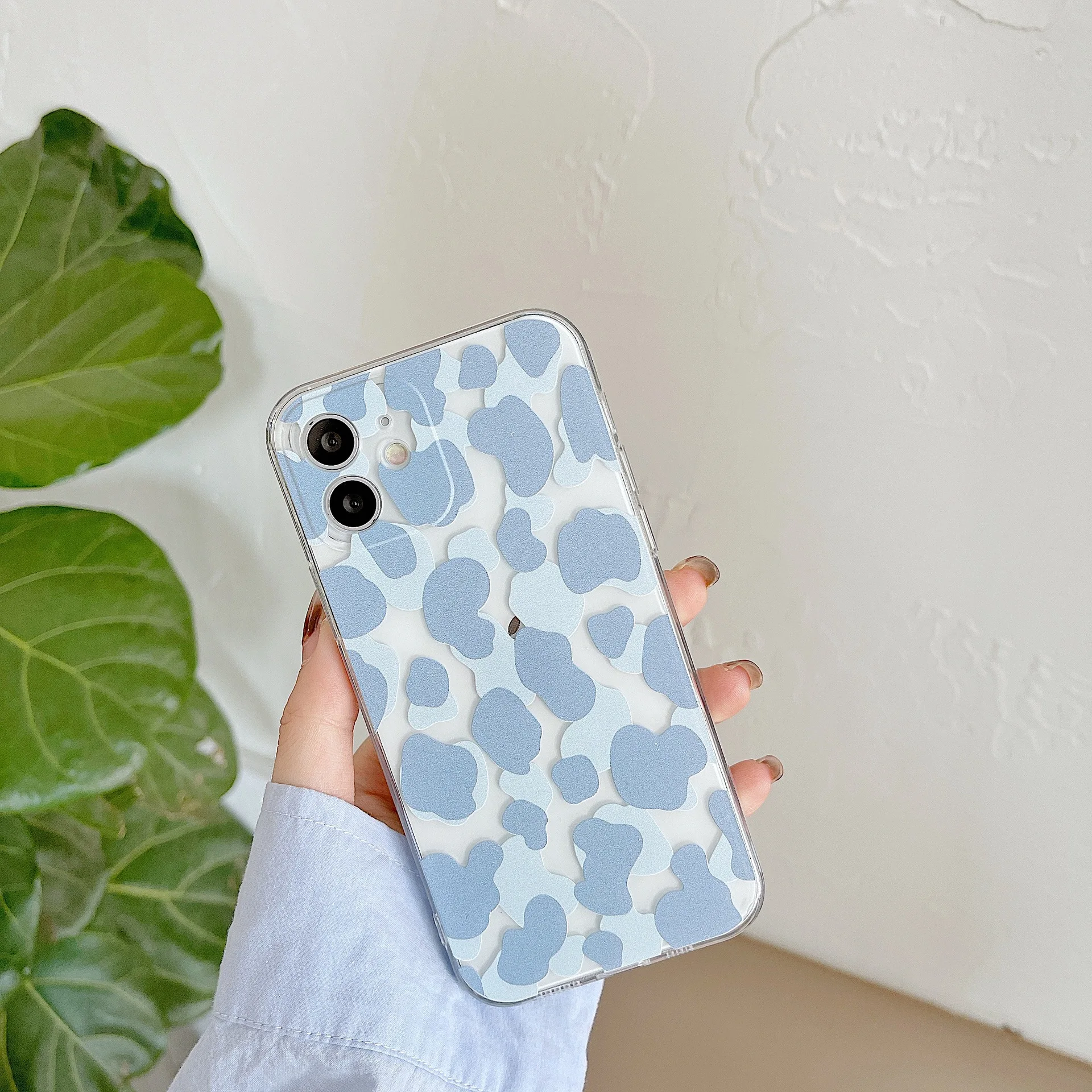 

Silicone Cows Spots Stains Painted Phone Case For Colorful iPhone 11 Pro Max Case Printed Mini 13 Soft Tpu 12 7 8 Plus X XS XR