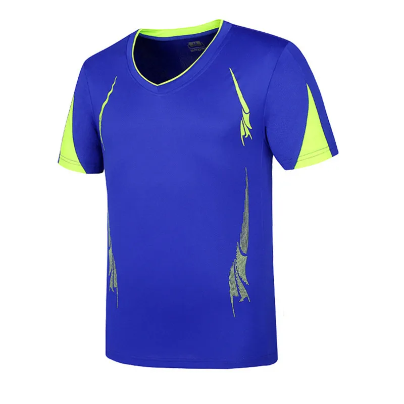 Размера плюс L~ 5XL, 6XL, 7XL, 8XL футболка Для мужчин креативный простой Круглый воротник быстросохнущая дышащая футболка Для Мужчин's летняя футболка - Цвет: 58 blue