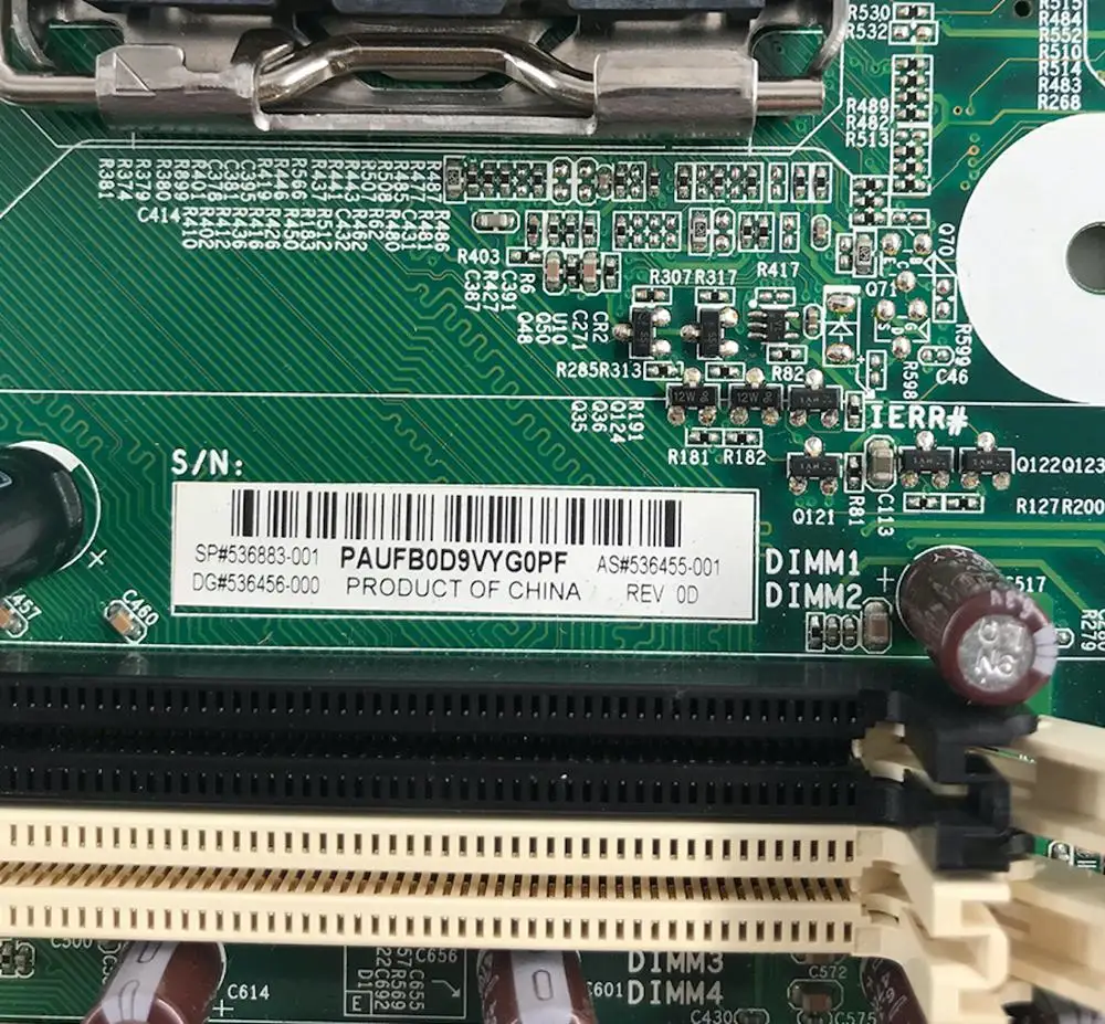 Материнская плата 536883 001 для настольных ПК HP Compaq 8000 8080 материнская 536455 100%