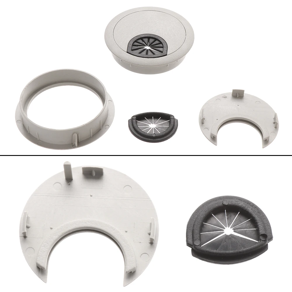 Практичная круглая пластиковая втулка для компьютерного стола крышки с