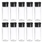 Пластиковый шейкер для специй, емкость пластиковая с просеивателем и крышкой, 10 штук, для соли и перца, для кухни, барбекю, приправ