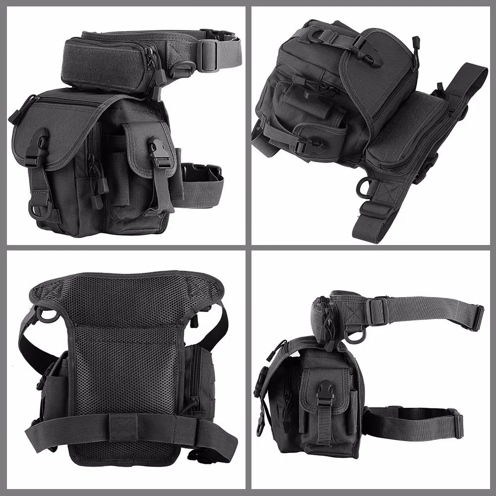 Тактическая поясная сумка 1000D нейлон Molle военный пояс поясная сумка Мужская поясная сумка На открытом воздухе Охота Кемпинг Водонепроницаемый EDC сумка