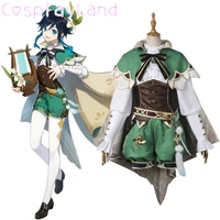 game genshin impact venti cosplay costume carnival halloween outfit women suit venti costumes role play lolita clothing