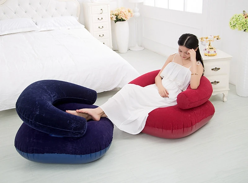 Надувной диван U-образной формы для дома и улицы взрослых ПВХ надувные кресла с