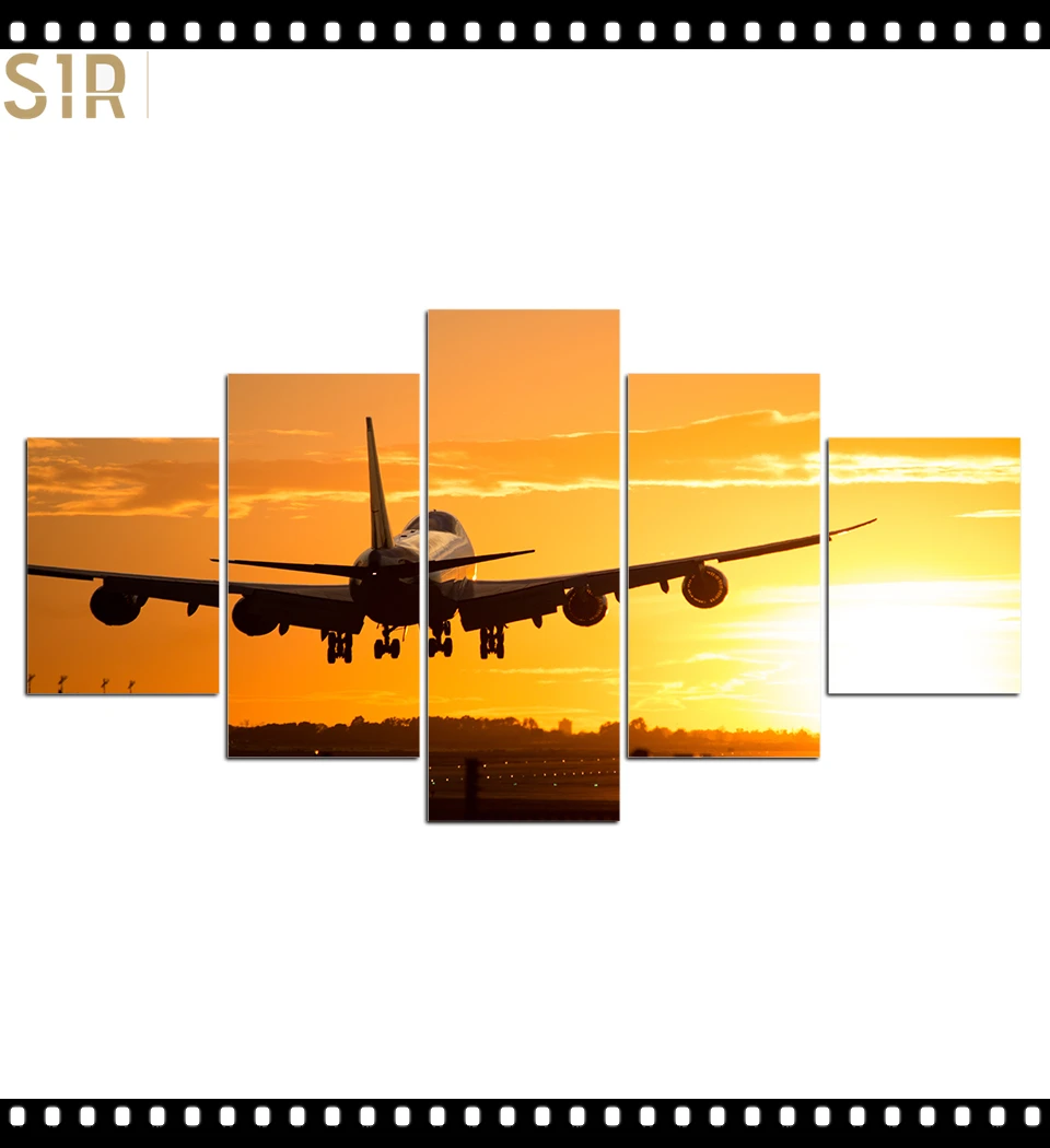 

Aircraft Decorations for The Five - Part Poster Living Room Decoration Room Decor Anime Decor Wall Paintings Home Decor Wall Art