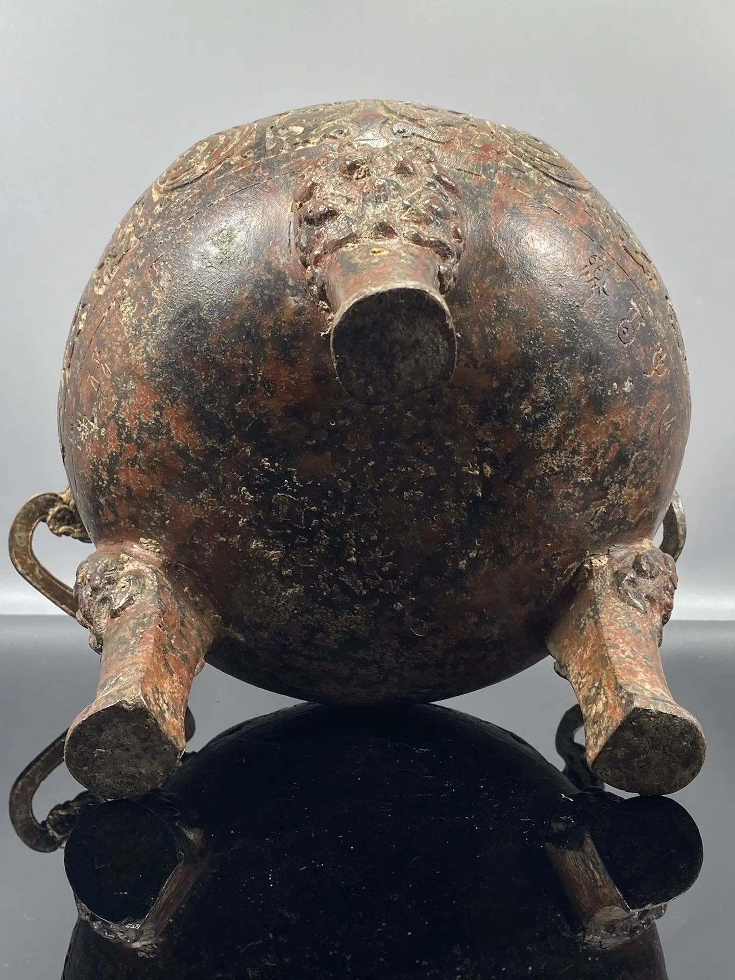 

LaoJunLu Bronze Chain Lei Imitation antique bronze masterpiece collection of solitary Chinese traditional style jewelry