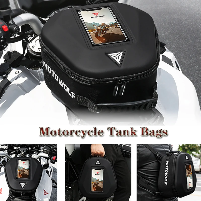 Мотоцикл масло Топливный бак сумка с карманами мобильный телефон навигации