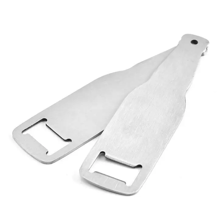 

Creative Beer Bottle Shaped Opener Stainless Steel Flat Wine Bottle Opener Kitchen Bar Tool LX1862