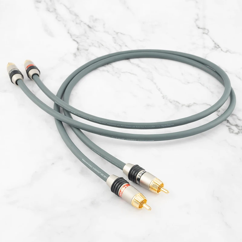 

Purovoz 300MK hifi dual rca audio cable 2 pairs 2rca male to male AV amplifier cd audio cable LGC oxygen-free copper