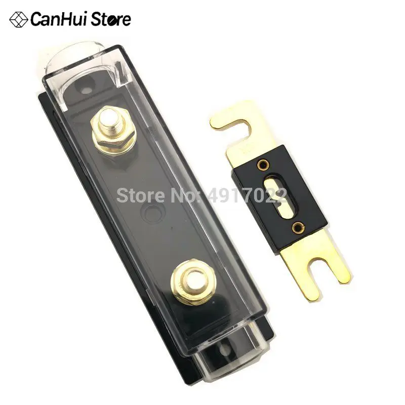 1Set ANL-H ANL-B Transparent Car Fuse Box ANL Holder Distribution in line 0 4 8 GA Positive With Fusible 100A 200A | Обустройство