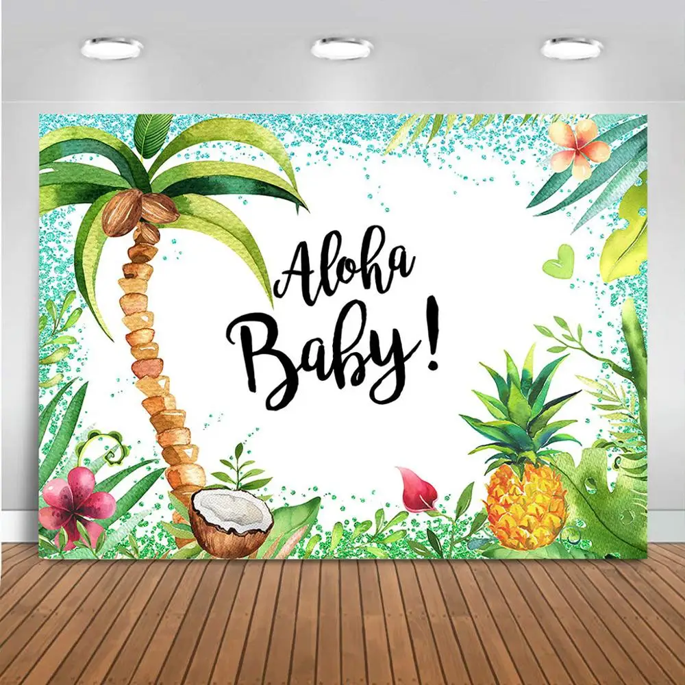 Mocsicka летний тропический фруктовый фон Aloha Baby! Фон для фотосъемки с изображением