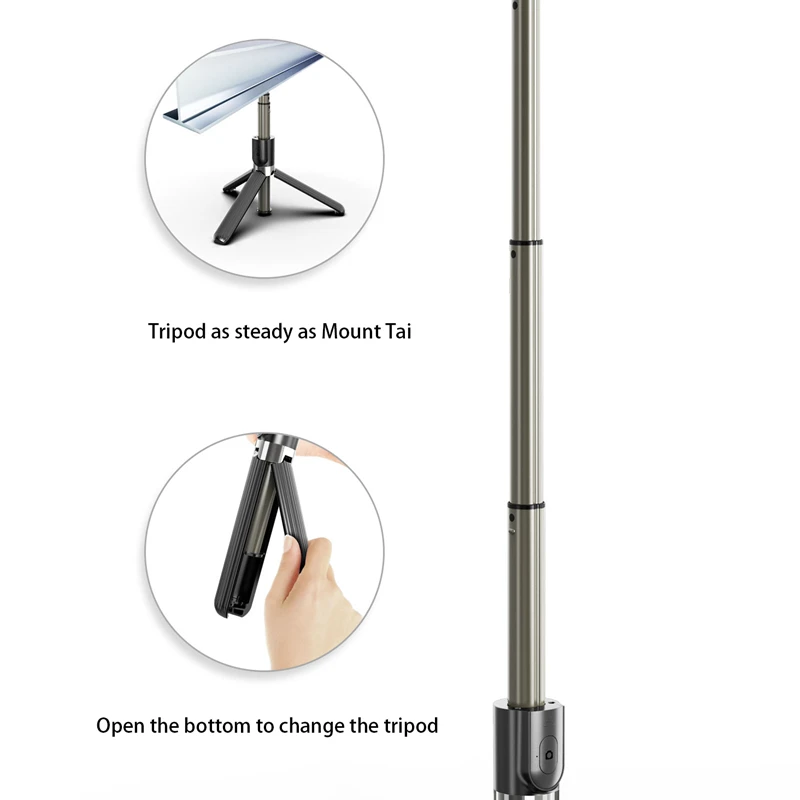 Профессиональная селфи палка со штативом интегрированная удлиненная подставка