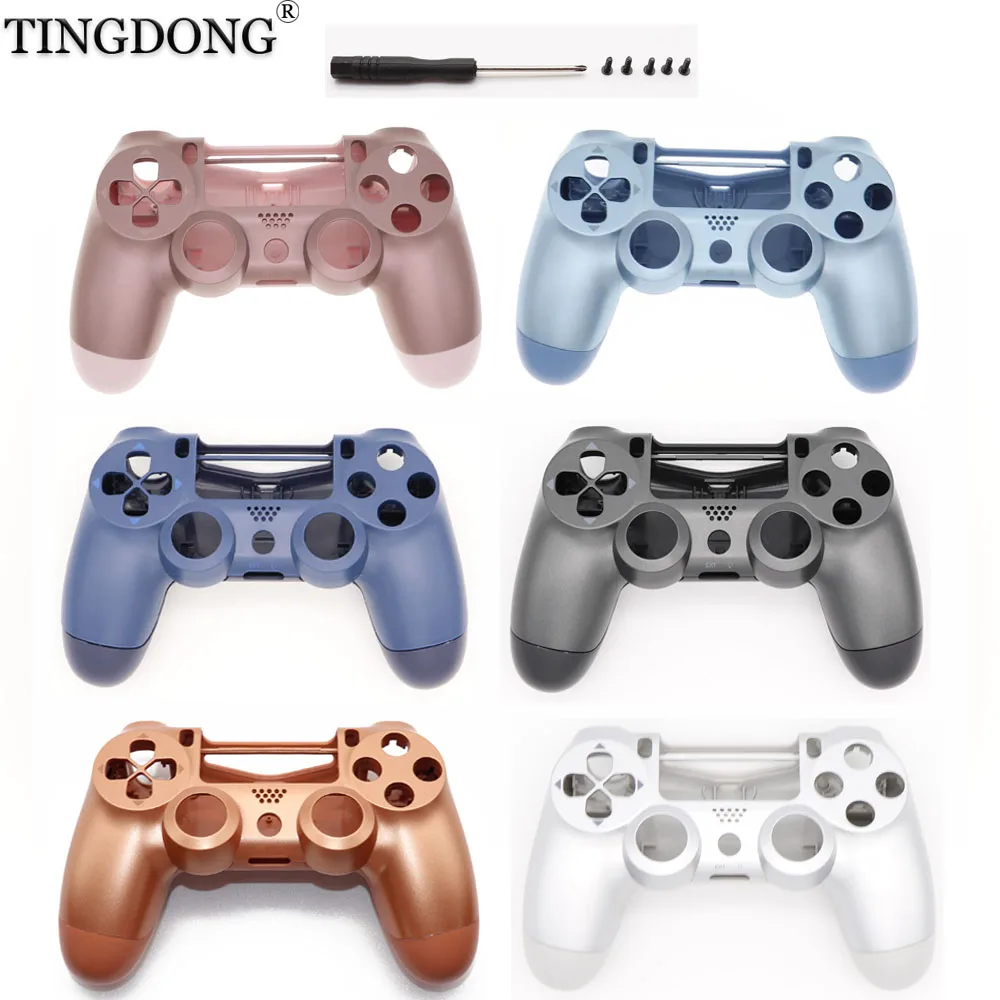 PS4 Pro 4.0 Controller Rose Pink Case Soft Smooth Housing Shell Cover For PS 4 PS4 Pro V2 Dualshock 4 Pro JDS 040 JDM 040