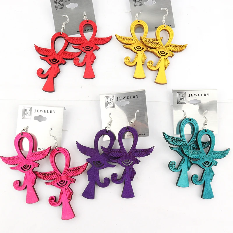 

Бесплатная доставка! Красочные серьги «глаз Хора» для женщин