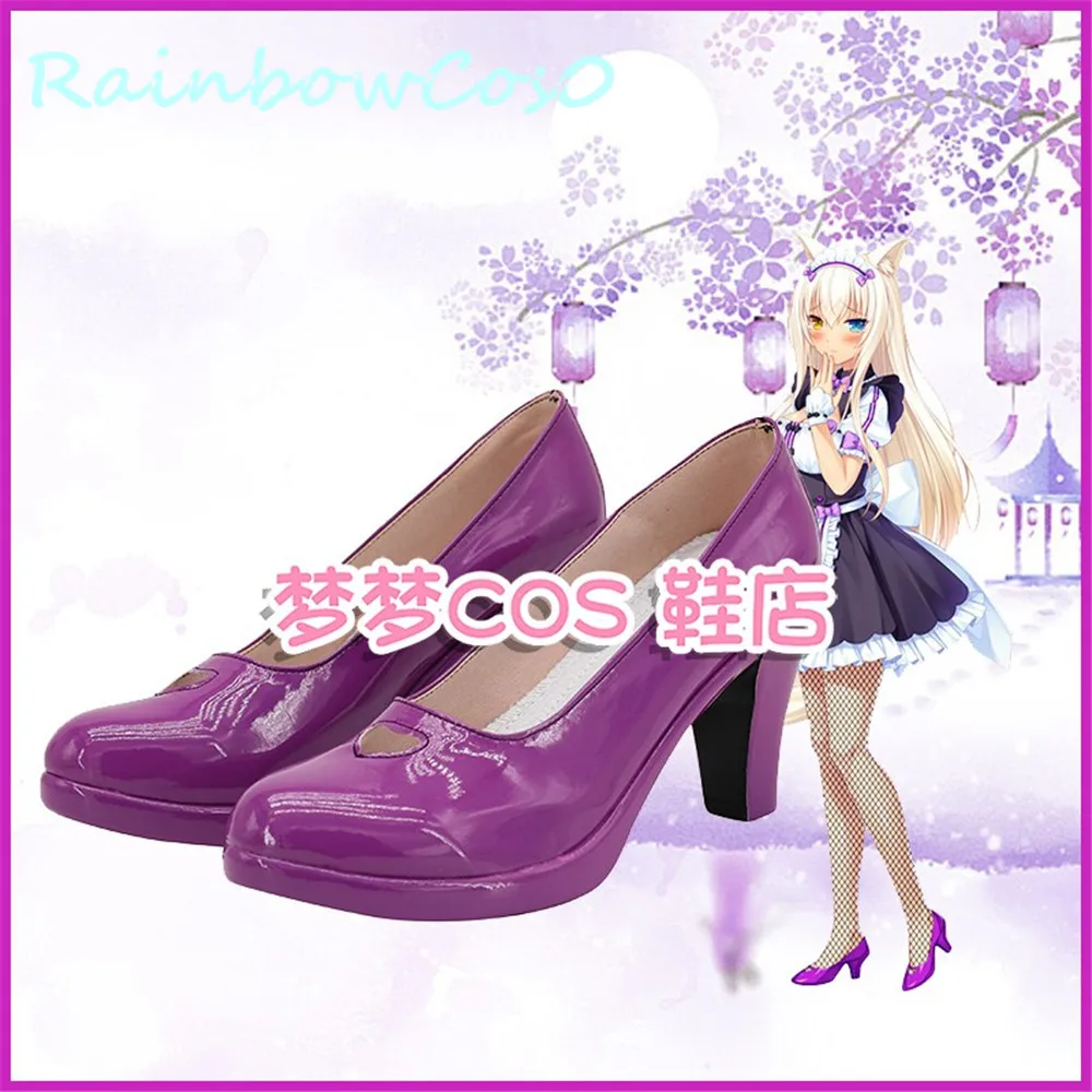 Обувь для косплея NEKOPARA из кокоса сапоги Rainbowcos0 Рождественская аниме Хэллоуин W1097 |