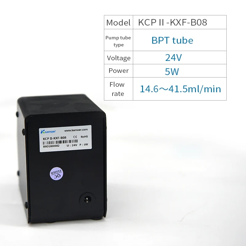 KCP2-KXF-B08 Kamoer KCP2-KXF Перистальтические измерительные насосы идеально подходят для OEM - Напряжение: KCP2-KXF-B08