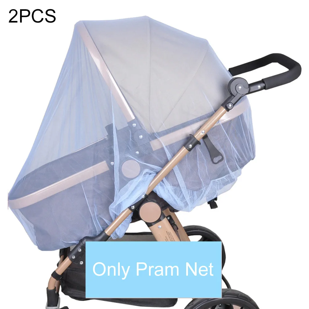 

2pcs/pack Insect Travel Buggy Dual Zipper Anti Mosquito Protection Fly Car Seat For Pushchair Baby Stroller Pram Net Universal