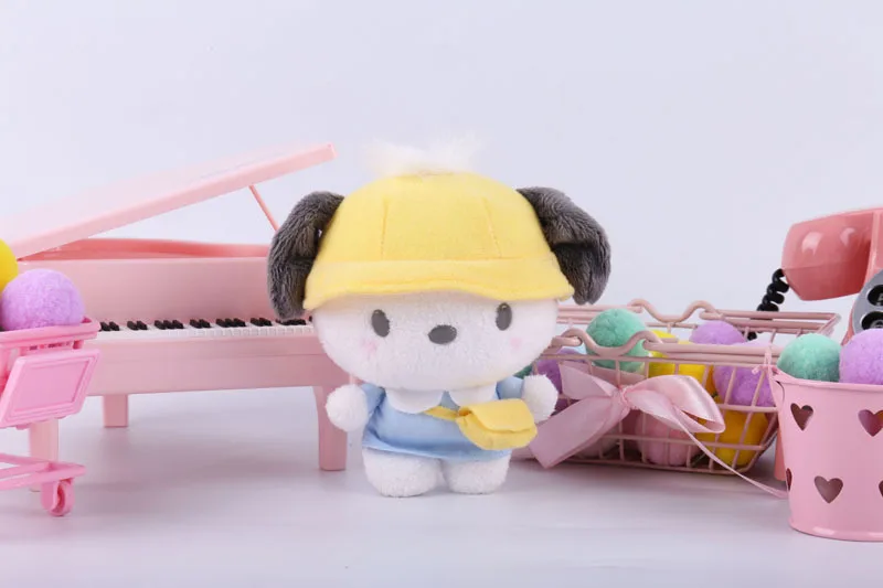 Sanrio melody Keroppi, студенческие мягкие животные, плюшевые игрушки-подвески для детей, рюкзак, брелок для ключей, кролик, собака