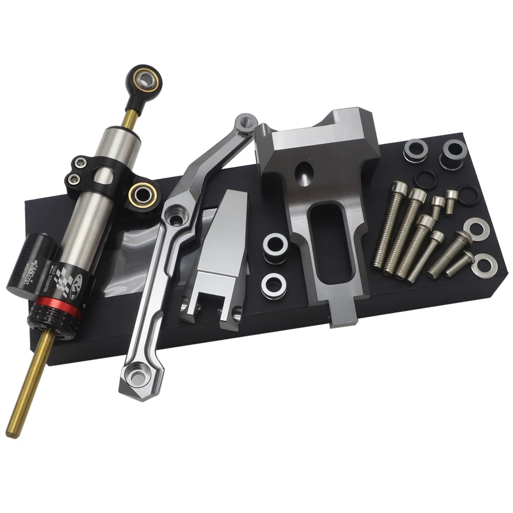 Стабилизатор рулевого управления мотоцикла с комплектом монтажных кронштейнов для Yamaha MT-09 Tracer MT 09 Tracer MT09 Tracer 2015-2017