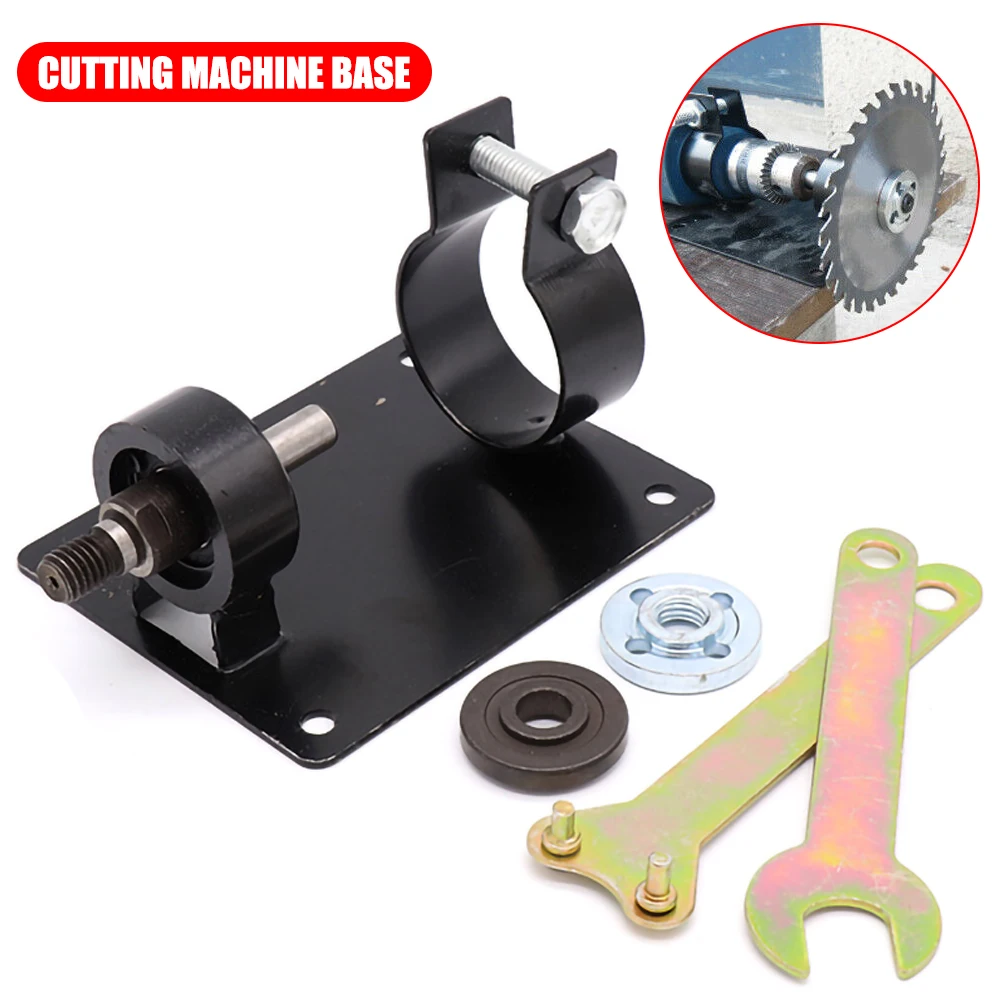 

Mini Electric Drill Cutting Polishing Grinding Seat Stand Holder Set Machine Bracket +2 Wrenchs 2 Gaskets Metal Saw Blade