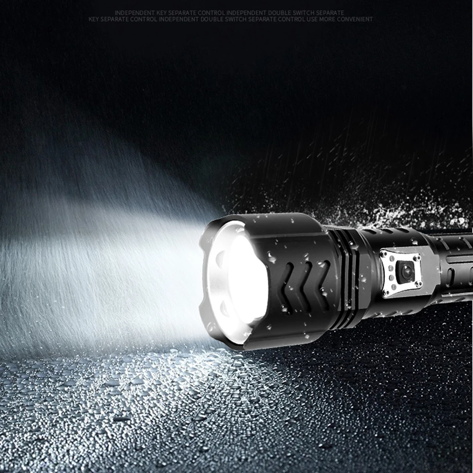 

XHP90.2 Tatilcal Flashlight High Quality Zoomable Led Torch Waterproof Usb Rechargeable 18650 26650 Battery Hand lantern Lamp
