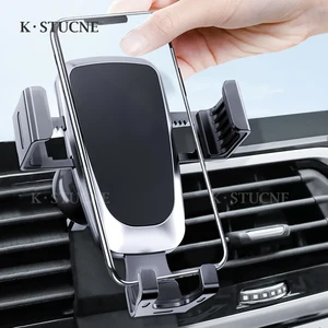 car phone holder for iphone samsung xiaomi huawei oppo oneplus gravity sensing stand air vent car interior supporting supplies free global shipping