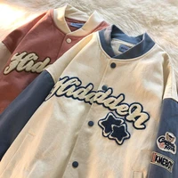 letter long sleeve baseball uniform high quality men and women jacket star coat oversized jackets casual embroidery fashion top