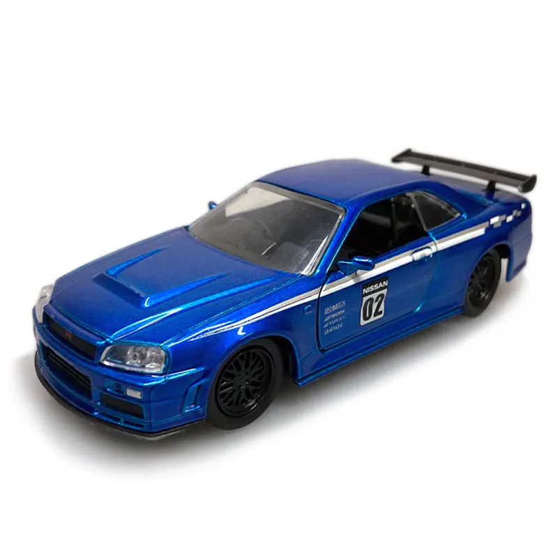 10 шт./лот оптовая продажа JADA масштаб 1/32 CHEVY IMPALA NISSAN SKYLINE MAZDA TOYOTA Литые металлические