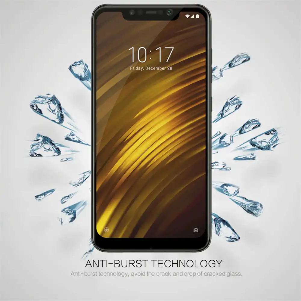 NILLKIN полное покрытие CP+ PRO 9H Закаленное стекло протектор экрана Arc Edge для Xiao mi Pocophone F1/Poco F1 mi X 3 Max 3 телефонов