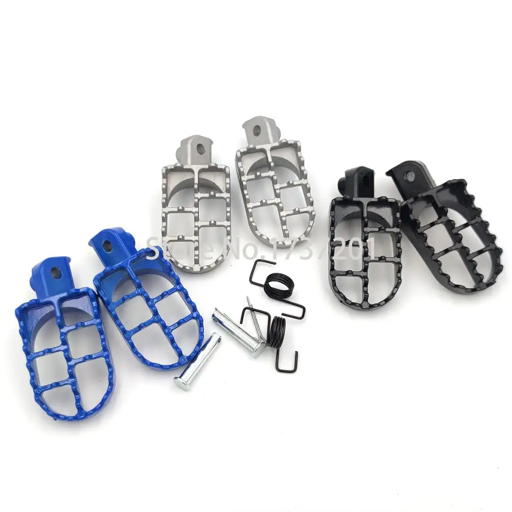 Алюминиевая Подставка для ног подножки YAMA HA PW50 PW80 PW 50 80 TW200 TTR90 TTR90E Pit Dirt Bike