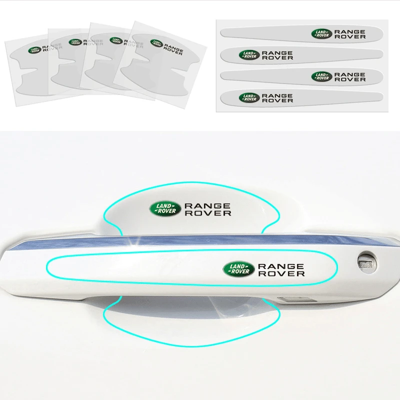 

ТПУ наклейка на дверную ручку автомобиля для Land Rover Discovery Sport 3 4 2 1 5 Defender 110 Freelander Range Rover Evoque Vogue Velar