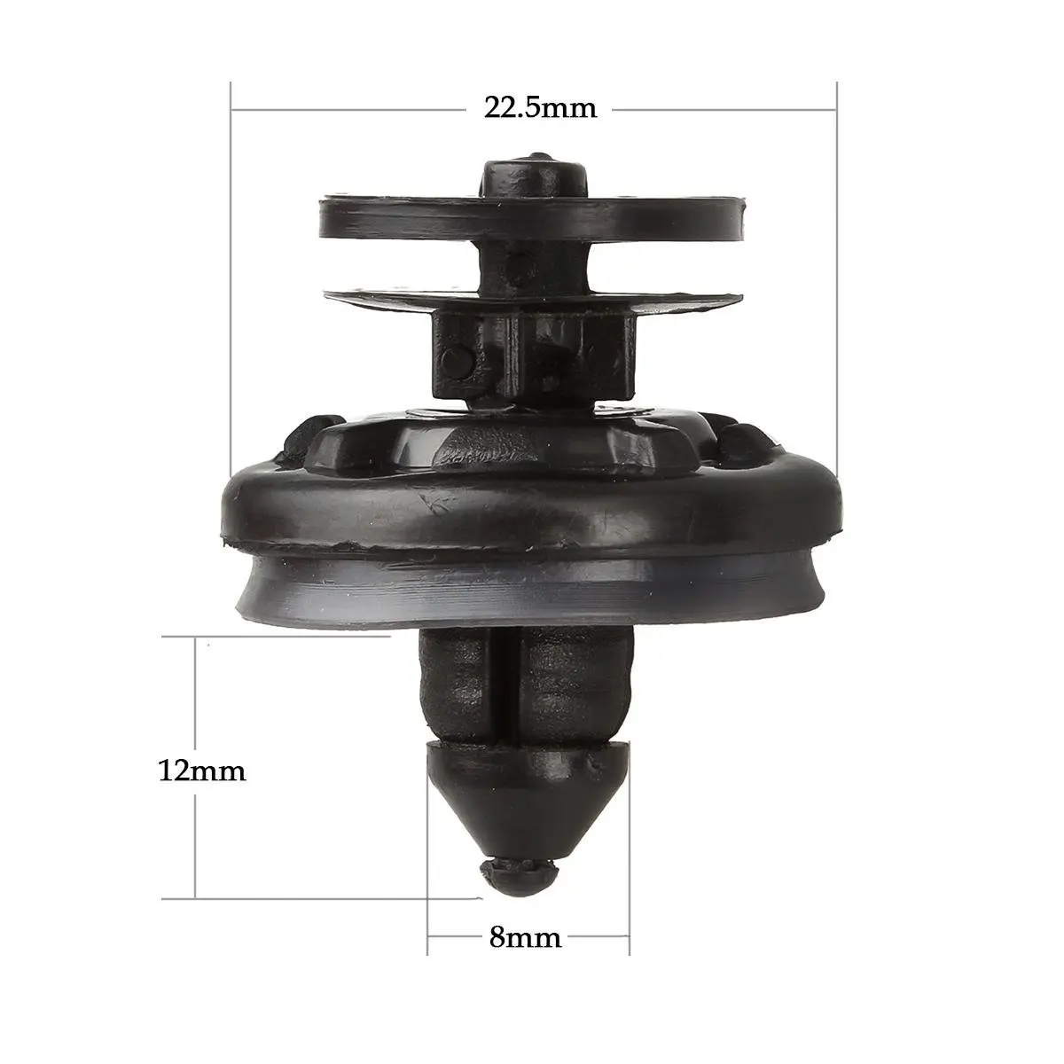 

Auto Parts Are Suitable for Volkswagen Car Door Buckle Plastic Nylon Interior Bracket Rivet Decoration Fastener (100pcs) 0902