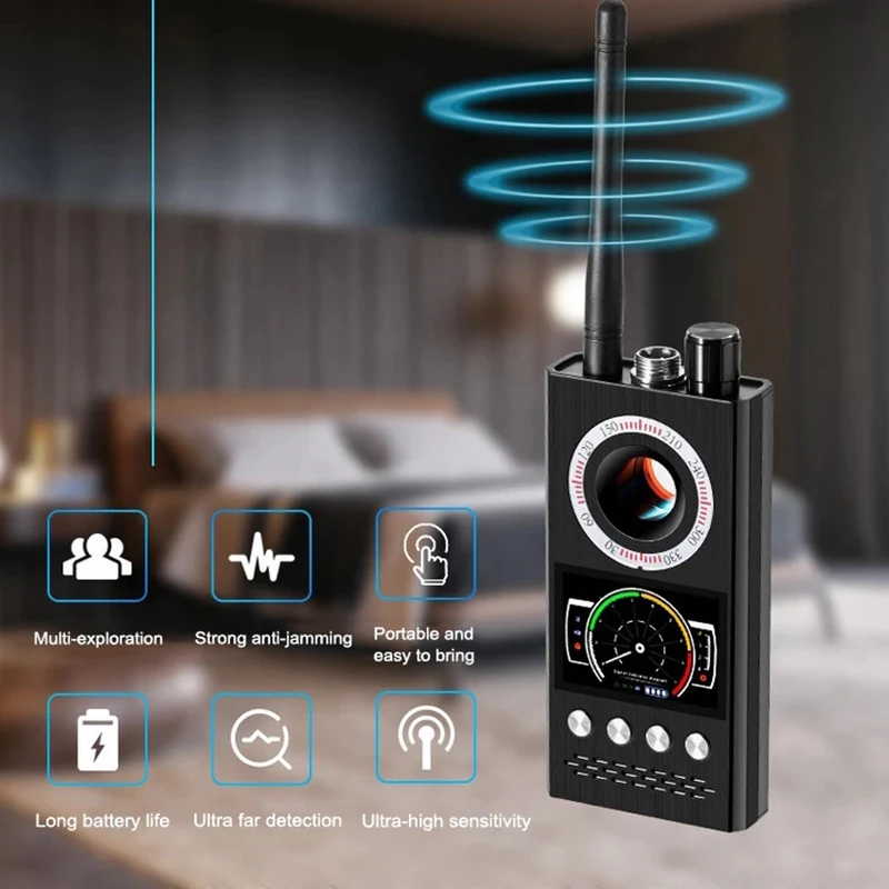 

Детектор сигнала K68, беспроводной, GSM, GPS, скрытая камера
