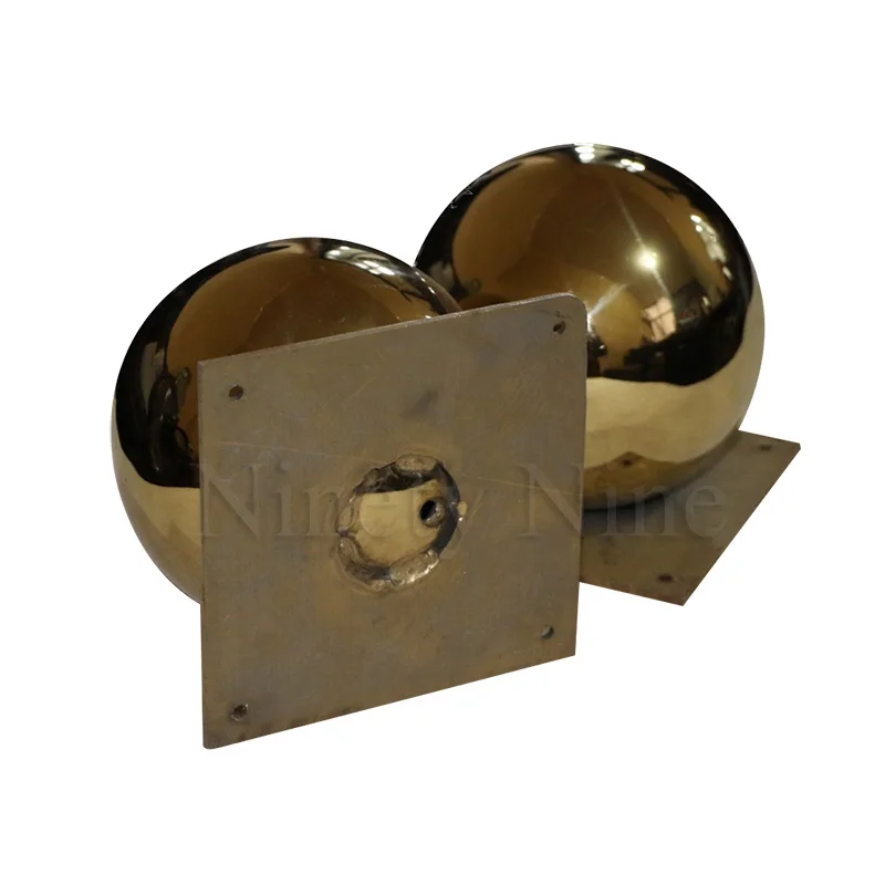 2 шт./лот Золотая мебель для телевизора кабинета дивана Шариковые ножки золотые