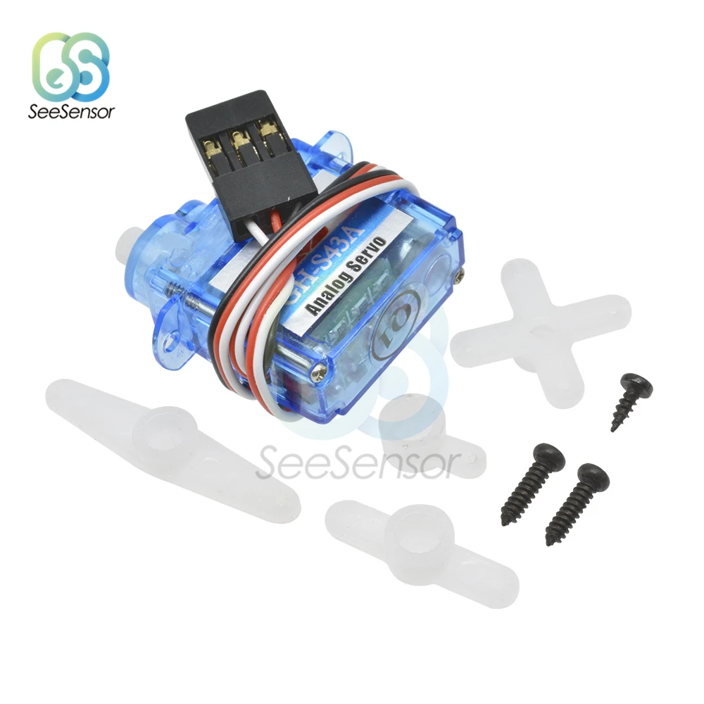 Mini GH 4 3g Micro Analog Servo S43A для радиоуправляемого самолета вертолета|Двигатель