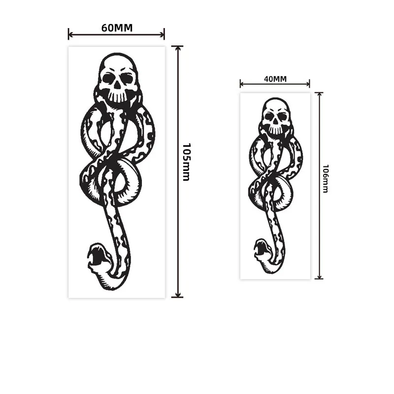 Пожирателей темно Марка Make Up татуировки наклейки Косплэй аксессуары и Танцы