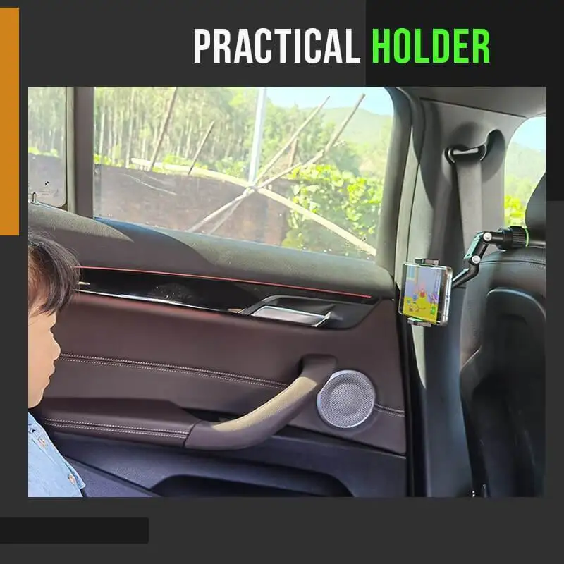 Car Phone Holder Multifunctional 360 Degree Rotatable Auto Rearview Mirror Seat Hanging Clip Bracket Cell for | Мобильные телефоны