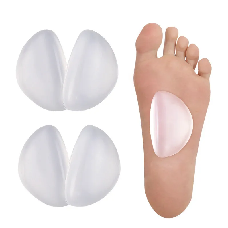 

1 Pair Clear Silicone Gel Arch Foot Orthopedic Insole Foot Wedge Cushion Pads Pain Relief Flat Feet Insoles For Women