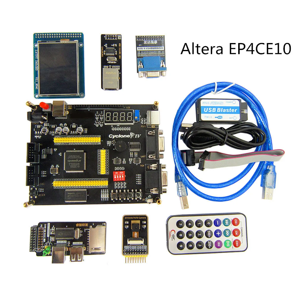 ALTERA Cyclone IV EP4CE10 FPGA макетная плата Altera EP4CE NIOSII FPGA плата и USB Blaster программист