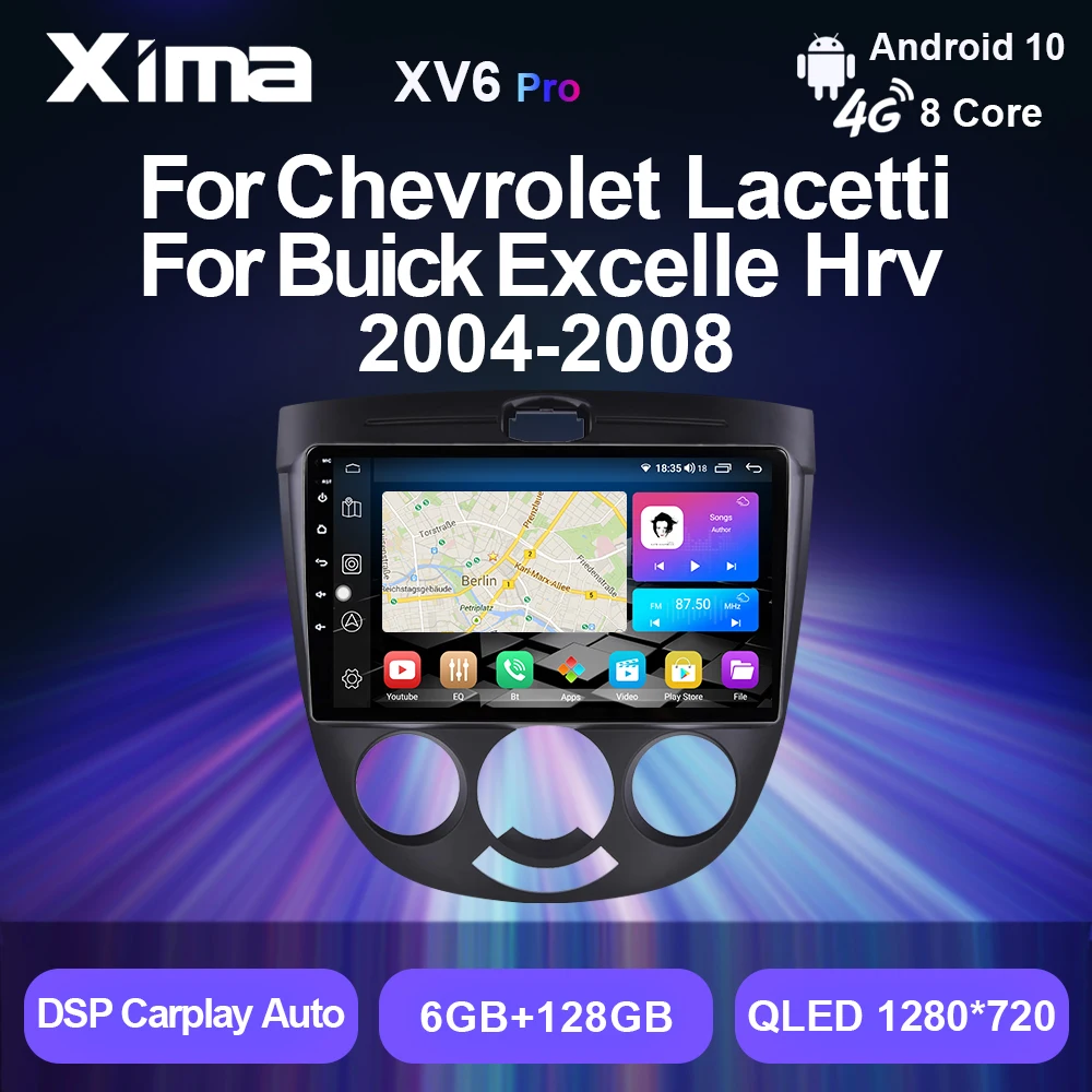 Автомобильный мультимедийный плеер XIMA Pro dvd-плеер на Android 10 с gps для Chevrolet Lacetti J200 Buick