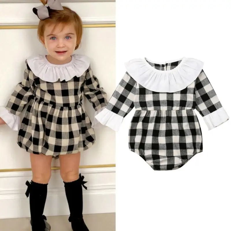 UK одежда принцессы для девочек малышей Одежда с расклешенными рукавами